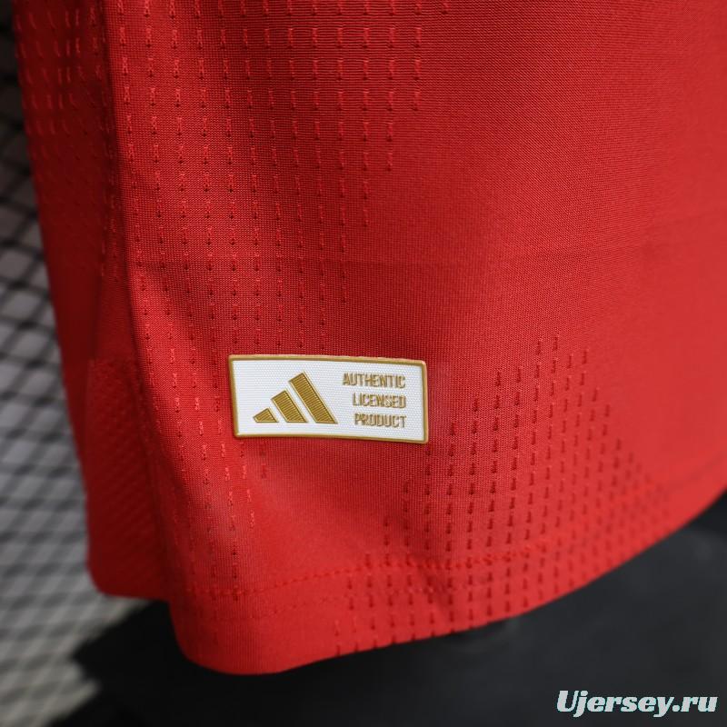 Player Version 25/26 Manchester United Red  Home Jersey