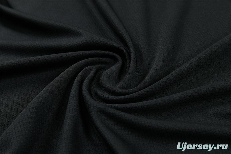 2026 Netherlands Black & Orange  Short Sleeve+Soccer Shorts