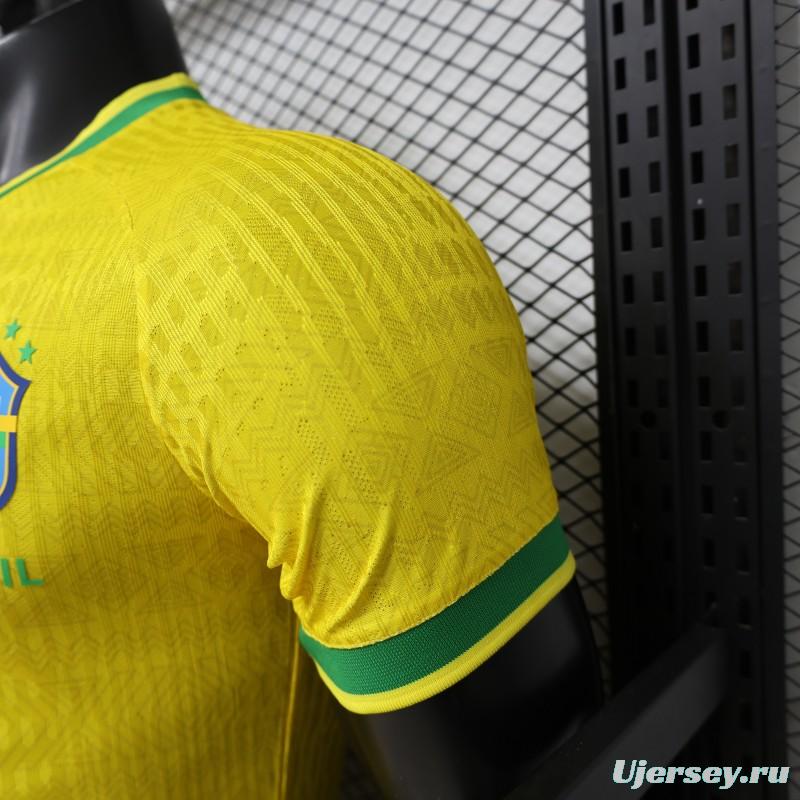 Player Version 2026 Brazil Home Yellow  Special Edition  Jersey