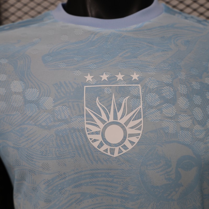 Player Version 2026 Uruguay Home  Light Blue Special Edition Jersey