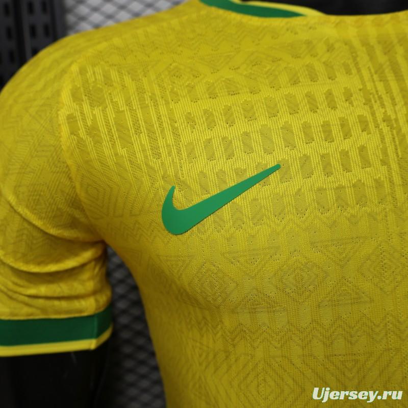 Player Version 2026 Brazil Home Yellow  Special Edition  Jersey