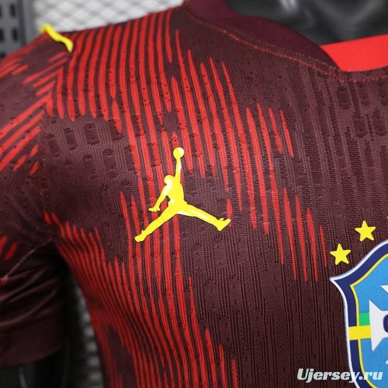 Player Version 26/27 Brazil  Dark Red Special Edition Jersey