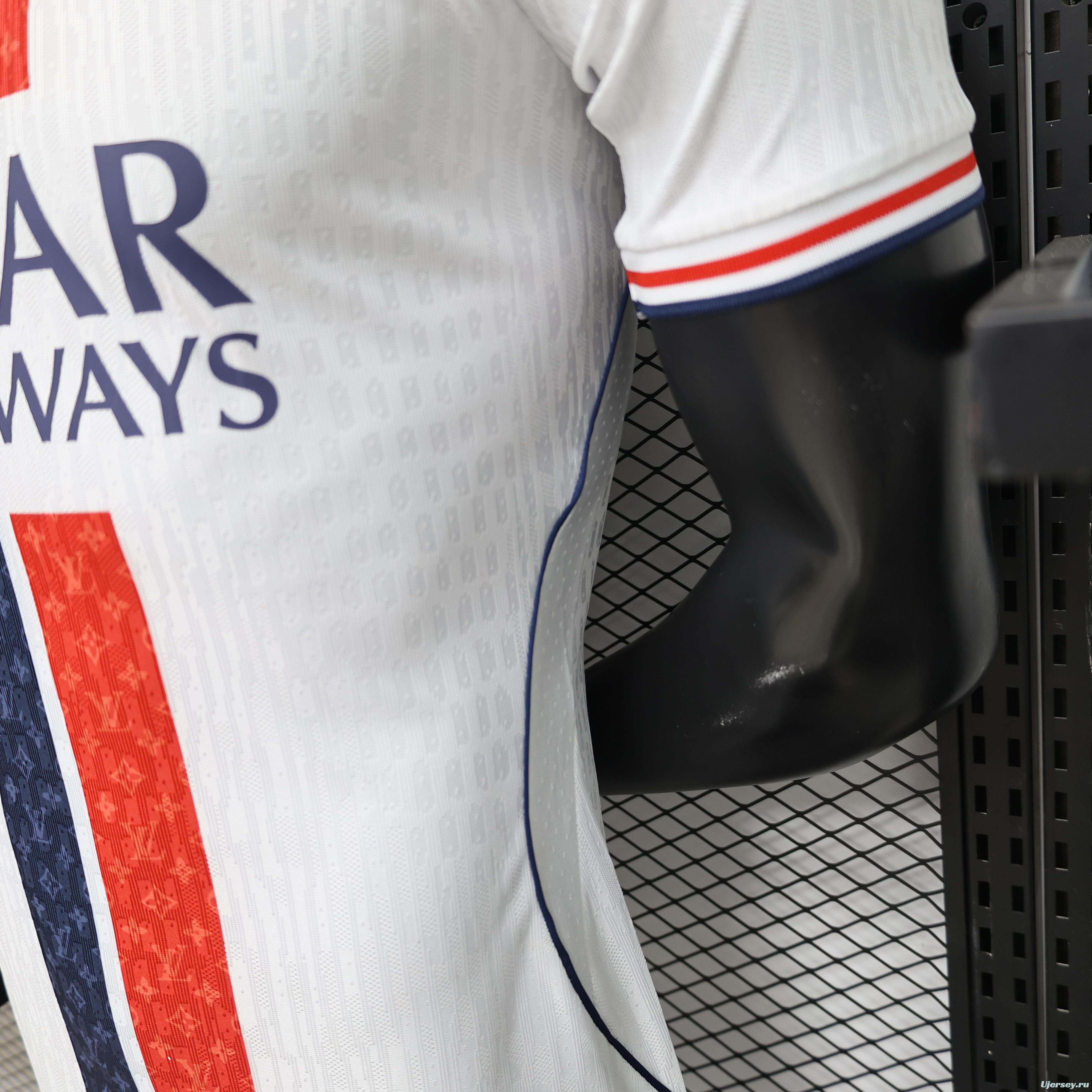 Player Version 26/27 Paris Saint-Germain Away  White & Navy/Red Stripe Special Edition Jersey