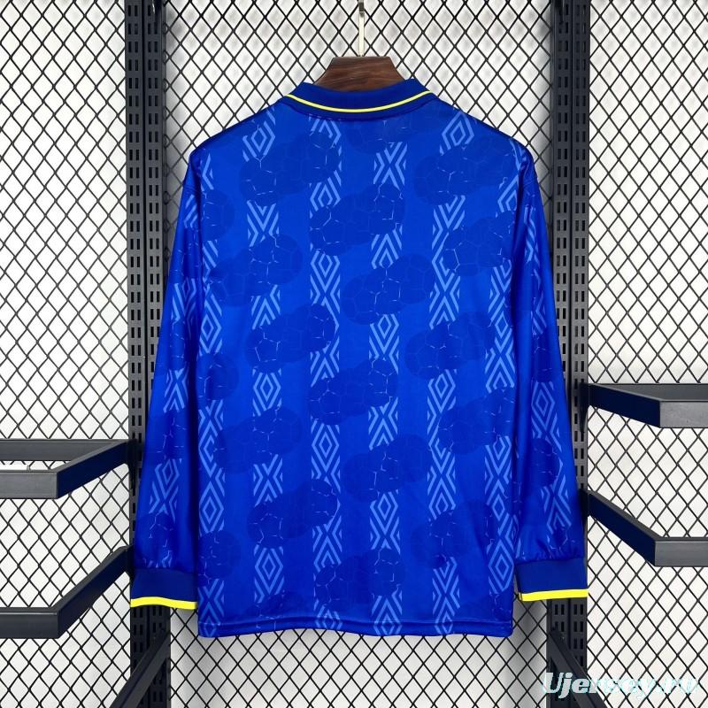 1994 Retro Colombia Away Long Sleeves Jersey