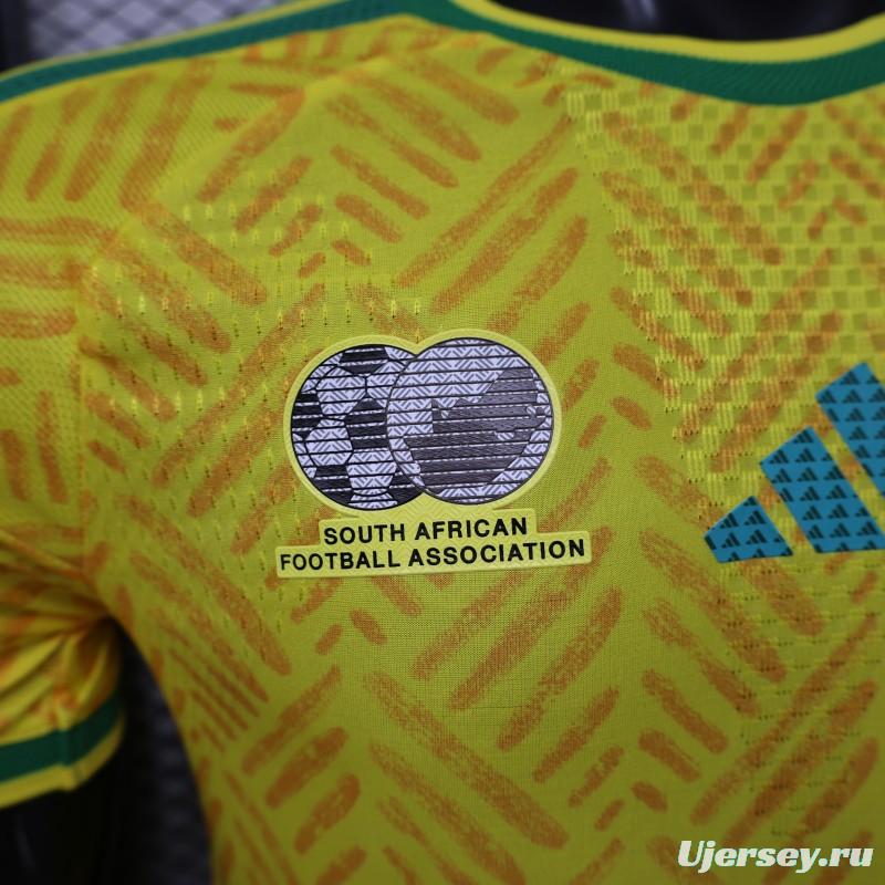 Player Version 26/27 South Africa Yellow & Green  Home Jersey (Adidas)