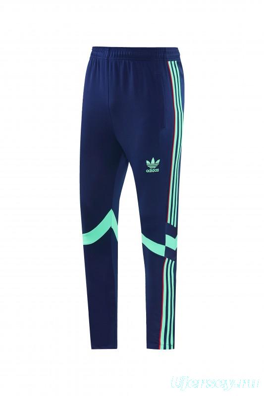 2026/27 Adidas Originals Navy Blue Full Zipper Jacket Tracksuit + Long Pants