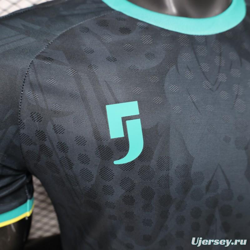 Player Version 26/27  Brazil  Charcoal Black & Mint Teal  Special Edition Jersey