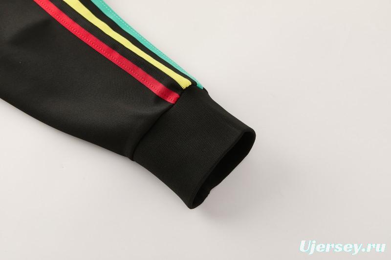 2026/27 Jamaica  Black  Full Zipper Jacket Tracksuit + Long Pants