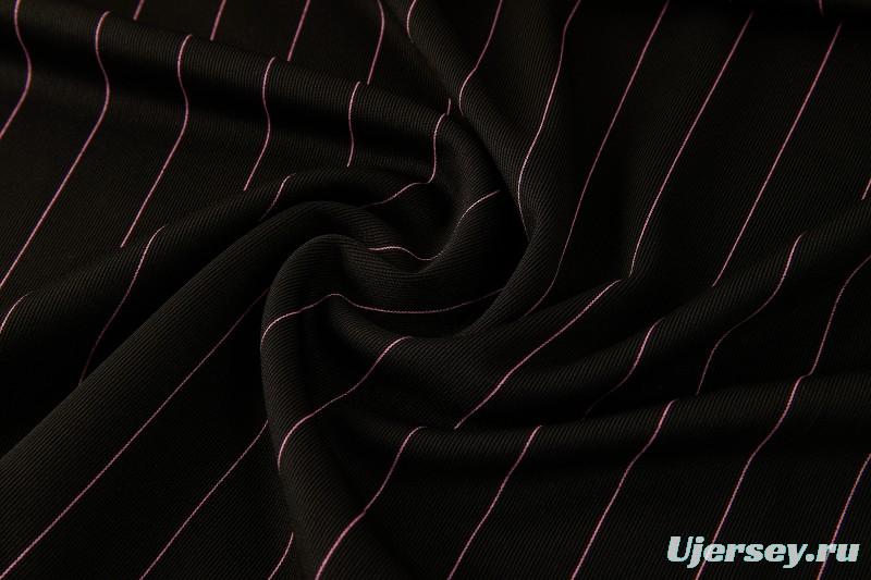 2026/27 Inter Miami CF Black Pinstripe Short Sleeve+Soccer Shorts