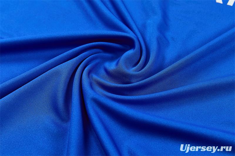 2026 Inter Milan Royal Blue Half  Zipper Jacket Tracksuit + Long Pants (Nike)