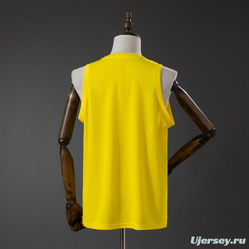 2026 Brazil Training Jersey Vest Yellow