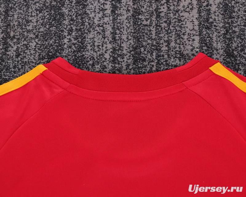 Retro Kids 2008 Spain Home Jersey