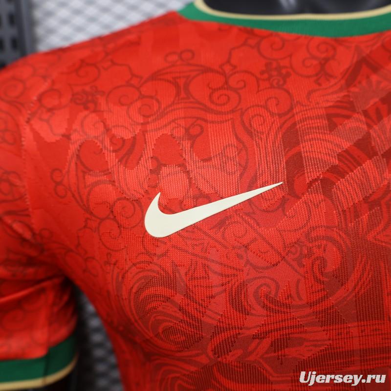 Player Version 2026 Portugal Home Red Special Edition Jersey