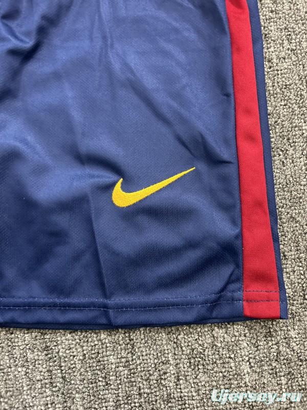 Retro Kids 14/15 Barcelona Home Long Sleeve Jersey