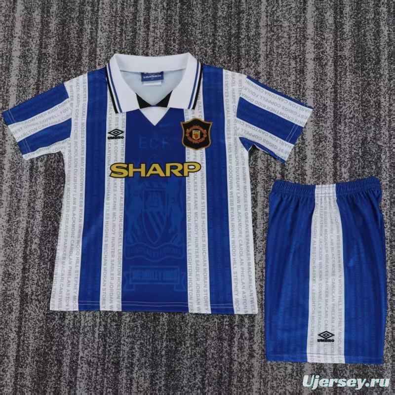 Retro Kids 94/96 Manchester United Third Jersey