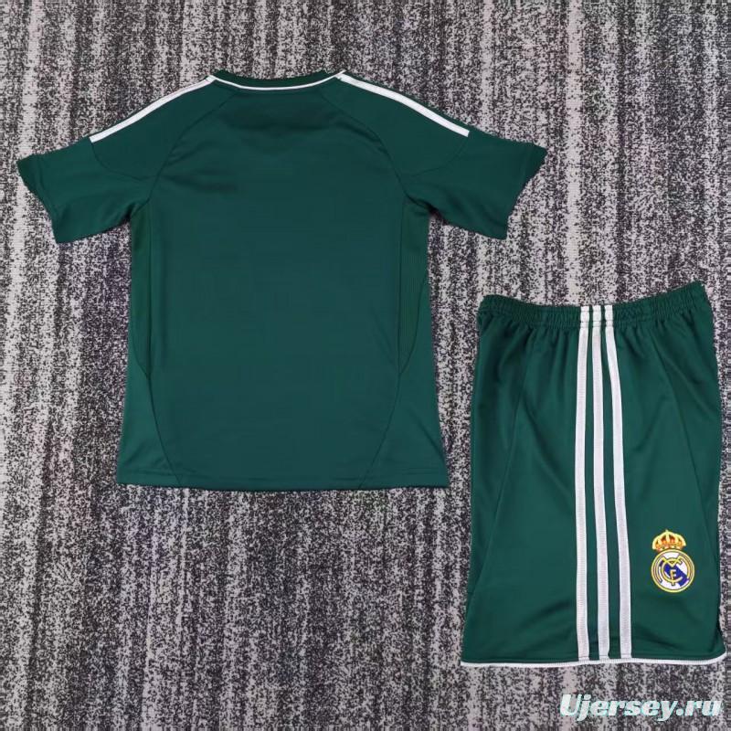 Retro Kids 12/13  Real Madrid Third Green Jersey