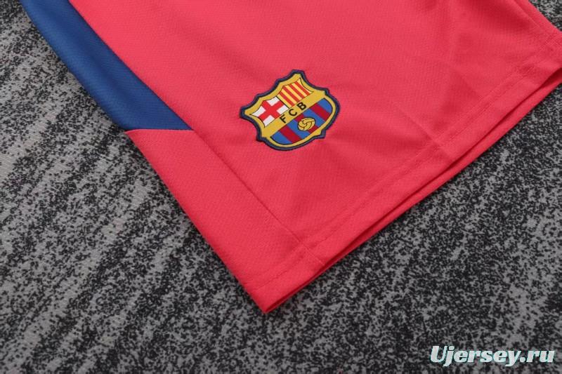 Retro Kids 10/11 Barcelona Red Blue Home Long Sleeve Jersey