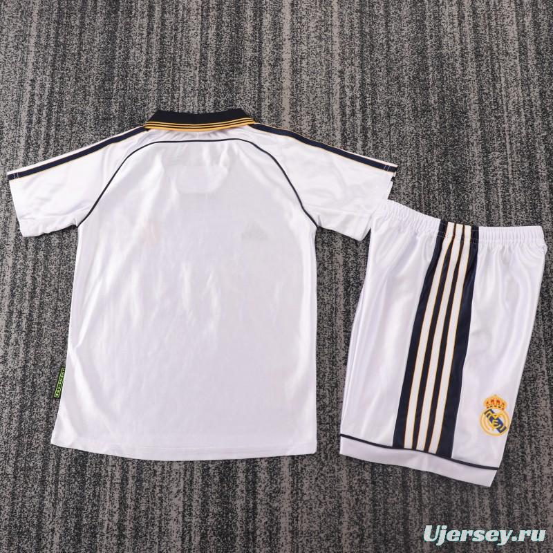 Retro Kids 98/00 Real Madrid Home Jersey