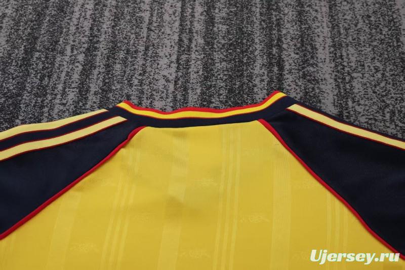Retro Kids 88/90 Arsenal Yellow Away Jersey
