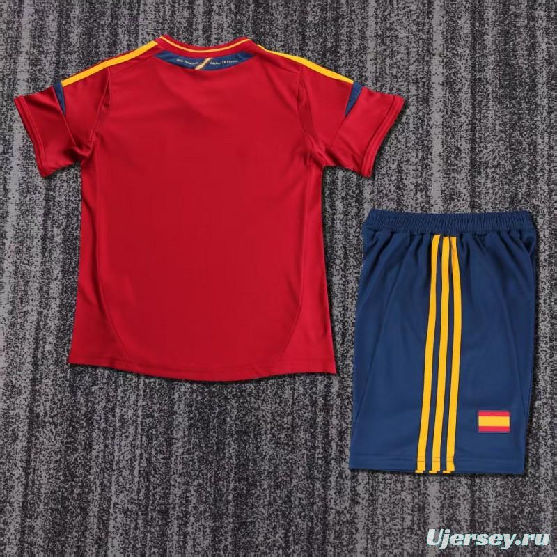 Retro Kids 2012 Spain Home Jersey