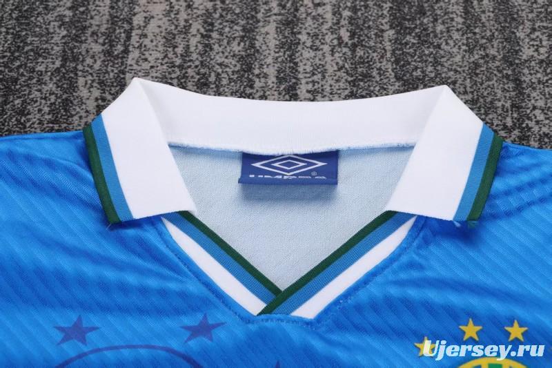 Retro Kids 1996 Brazil Away Jersey
