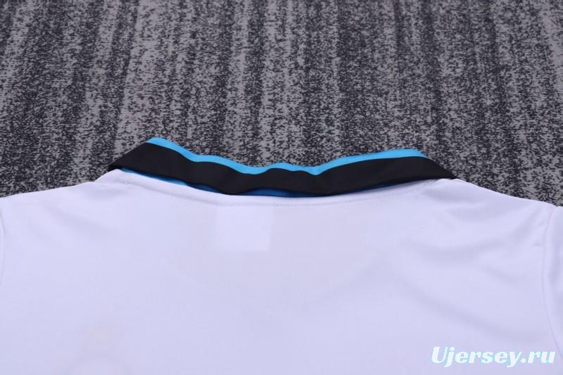 Retro 90/91 Kids Inter Milan White & Blue Away  Jersey