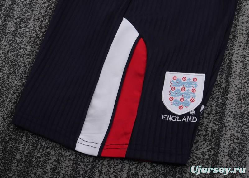Retro Kids 1998 England Home Long Sleeve Jersey