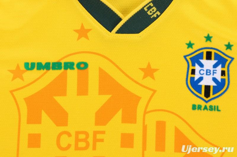 Retro Kids 1994 Brazil Home Jersey