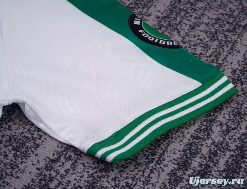 Retro Kids 1996  Nigeria Away White Jersey