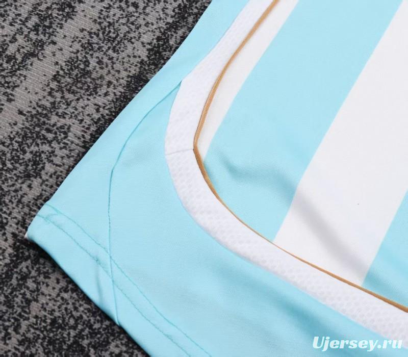 Retro Kids 2006 Argentina Home Jersey