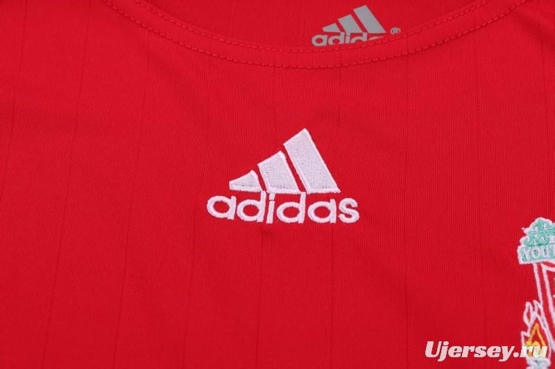 Retro Kids 06/08 Liverpool Red Home Jersey