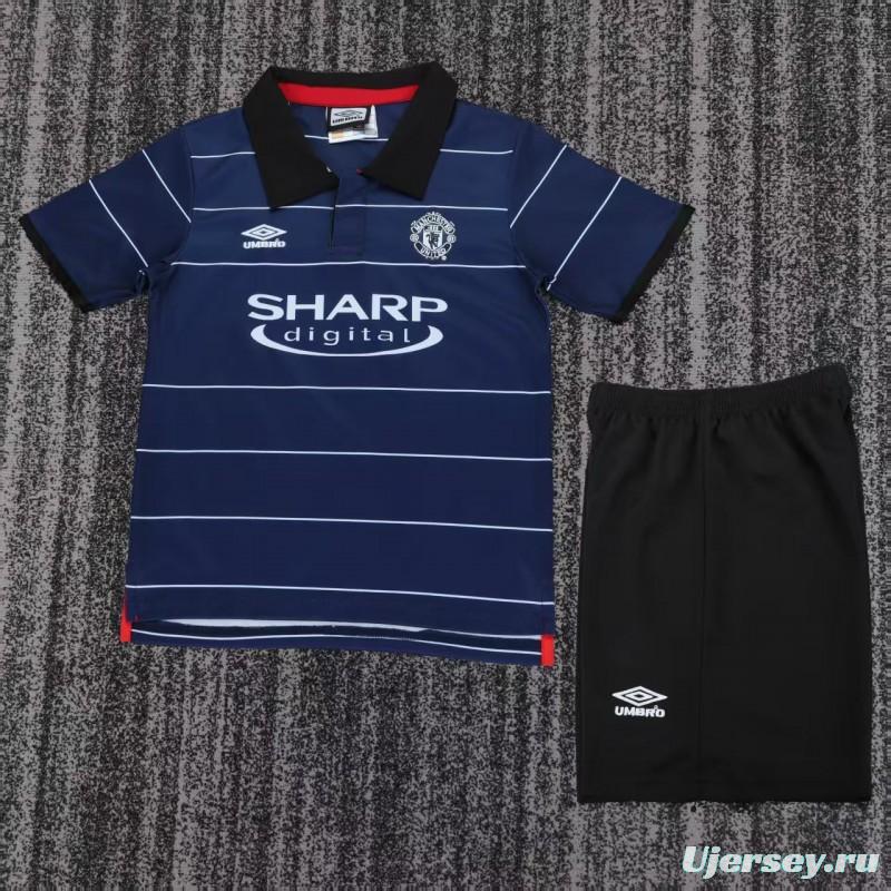 Retro Kids 99/00 Manchester United Away Jersey