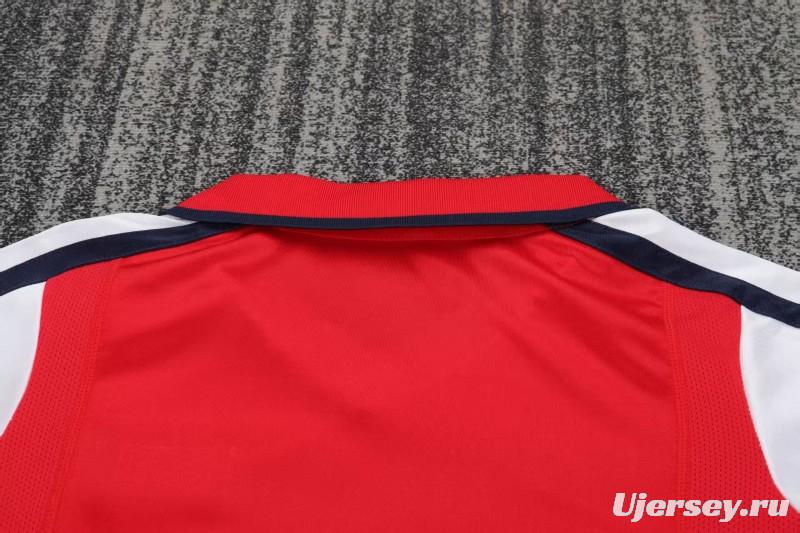 Retro 01/02 Kids Arsenal Red & White Home Jersey