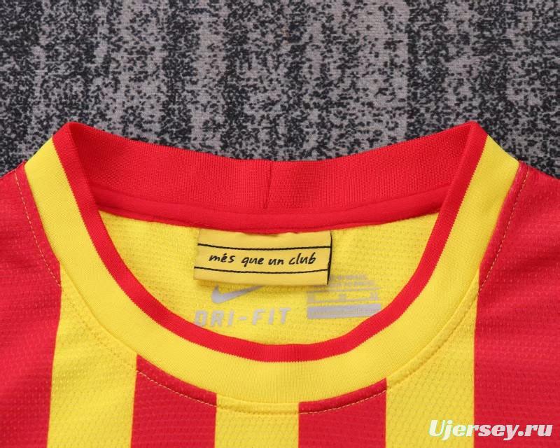 Retro Kids 13/14 FC Barcelona Away Jersey