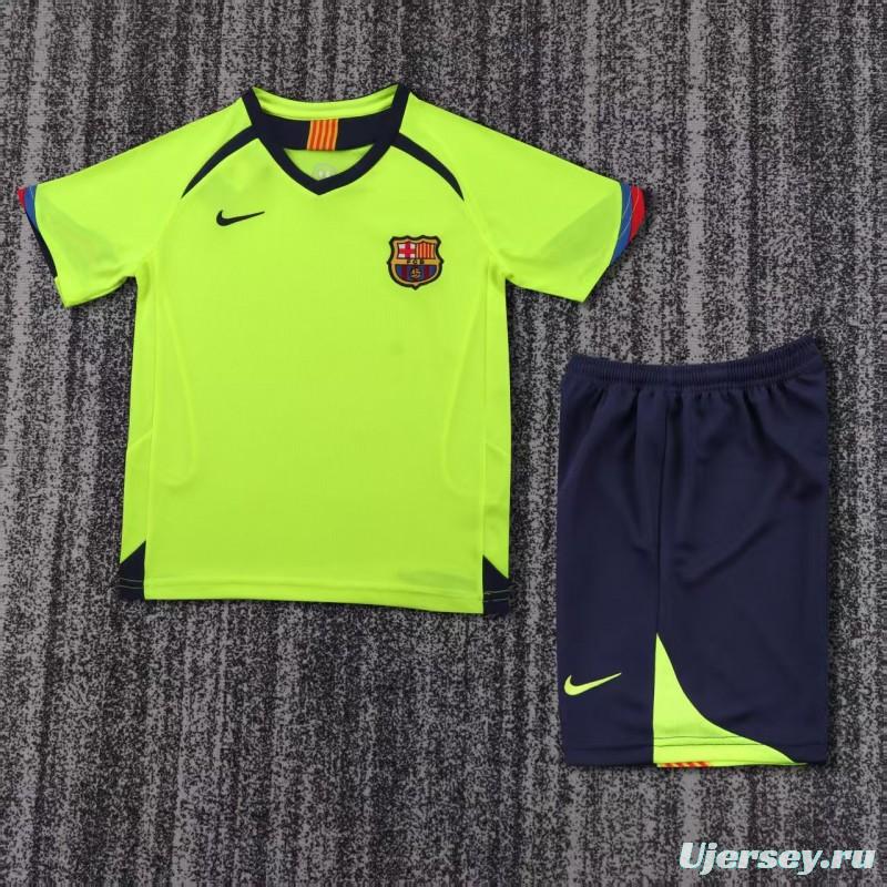 Retro Kids 05/06 Barcelona Away Jersey