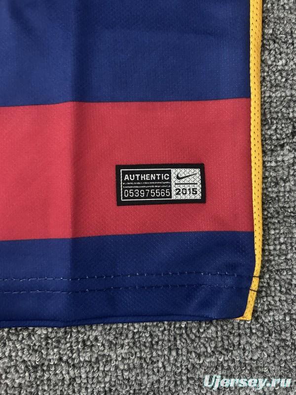 Retro Kids 15/16 FC Barcelona Home Jersey