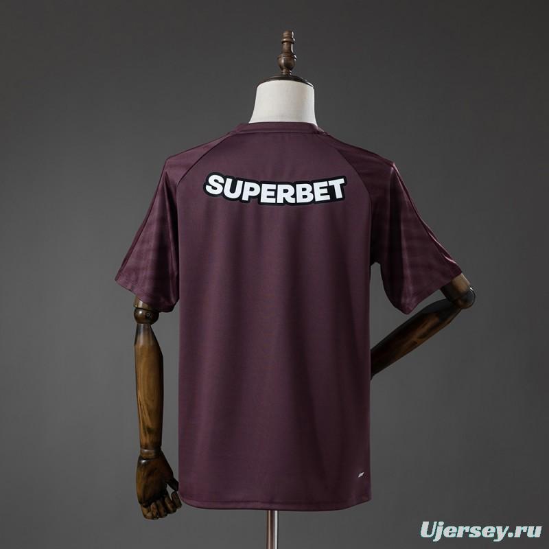 26/27 Sao Paulo Goalkeeper Jersey - Deep Burgundy