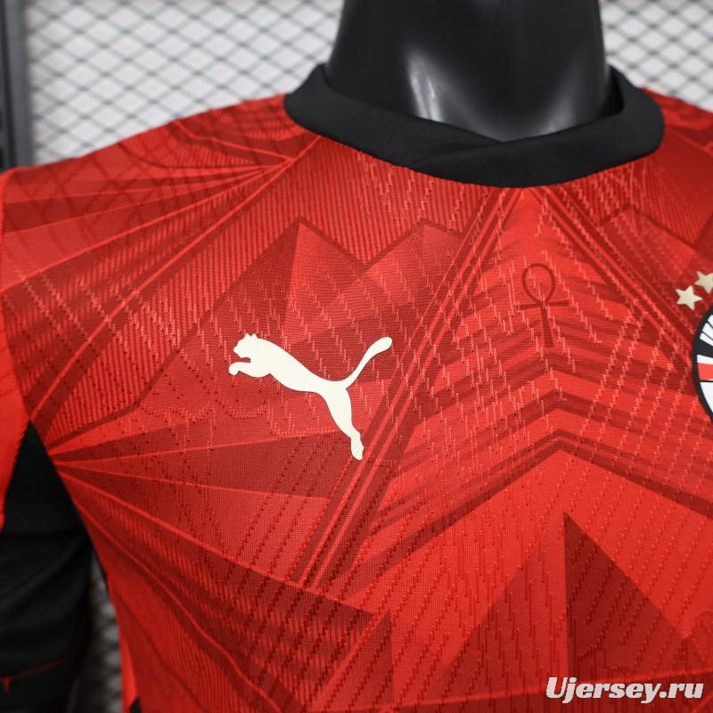 Player Version 2026 Egypt Red  Home Jersey