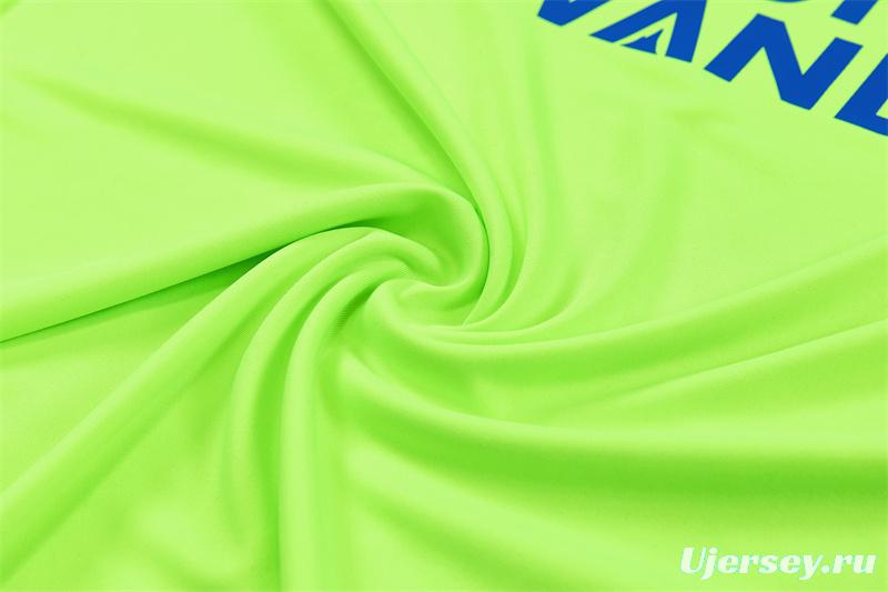 26/27 Atlético Madrid Third Fluorescent Green Half Zipper Jacket Tracksuit + Long Pants