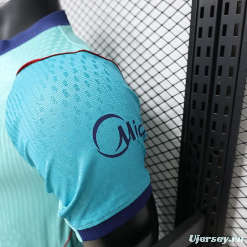 Player Version 26/27 FC Barcelona Teal & Aqua BlueThird Jersey