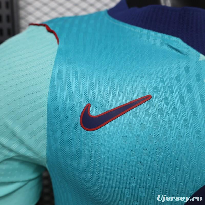 Player Version 26/27 FC Barcelona Teal & Aqua BlueThird Jersey