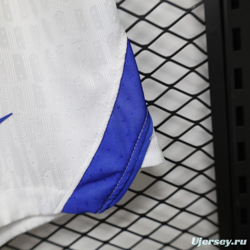 Player Version 2026 Croatia White  Home Shorts