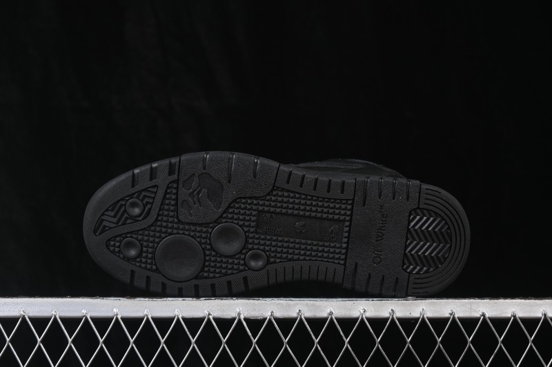 Off-White Out Of Office Low-Top Fashion Sneakers All Black - Y Edition