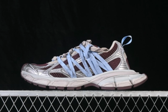 Balenciaga 3XL Interlace Running Shoes with Woven Upper and Advanced Cushioning - W3XTL2940