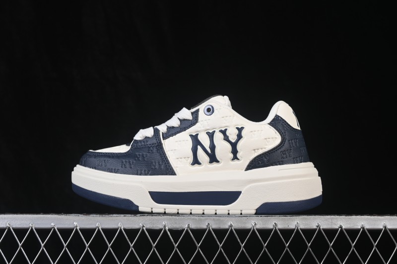 MLB Chunky Curve Liner New York Yankees Thick Sole Casual Running Shoes - 3ASXM066N50NYS