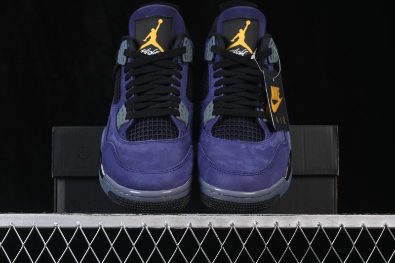 Nike Air Jordan 4 Retro Lakers Basketball Shoes - FV5029-500