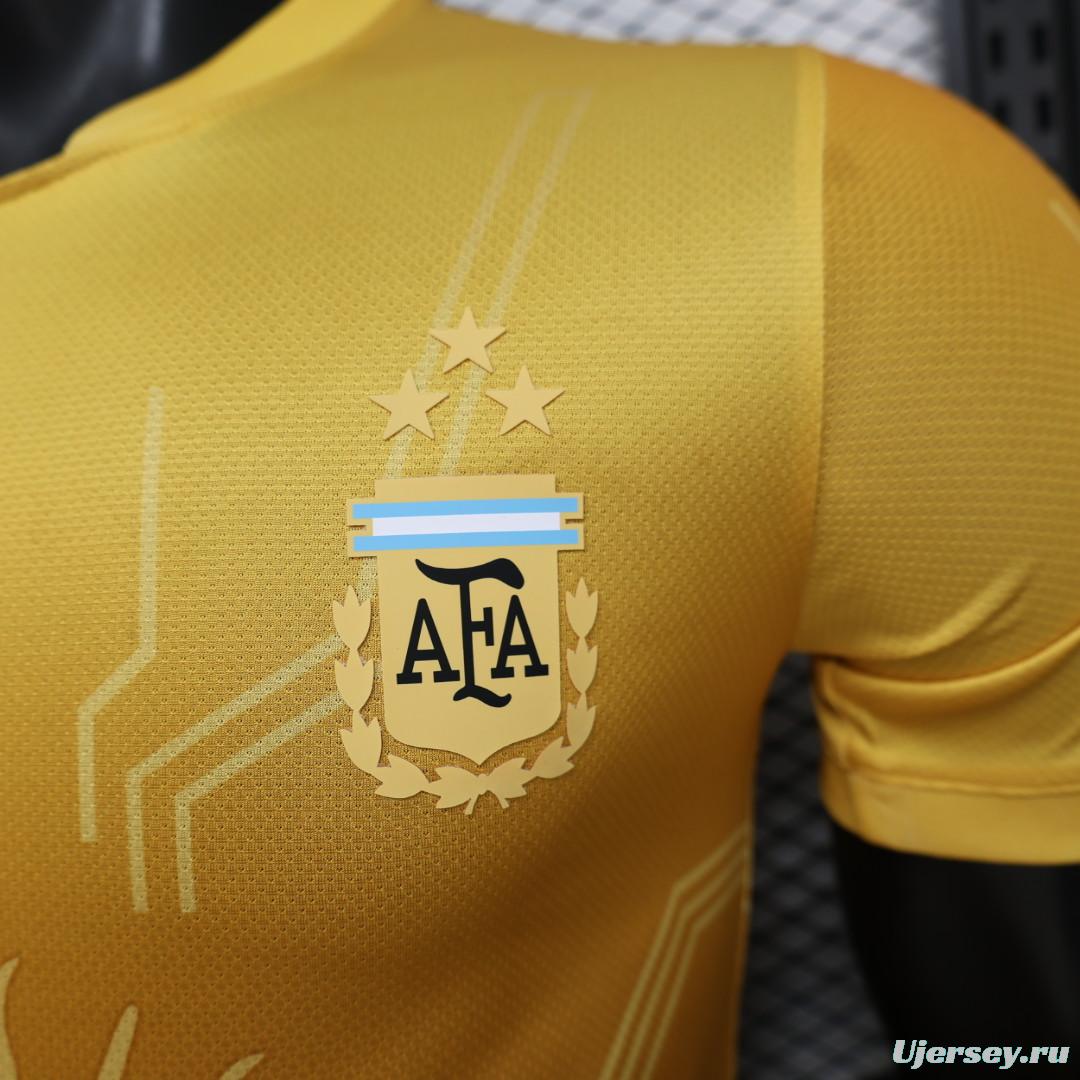 Player Version 26/27 Argentina Golden Yellow Sun of May Special Edition Jersey