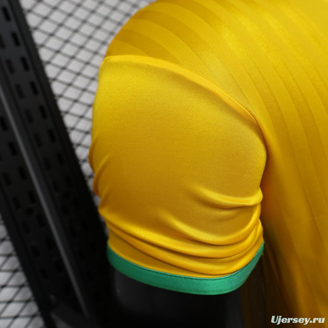 Player Version 2026 Brazil × Jordan Brand Yellow Special Edition Home Jersey