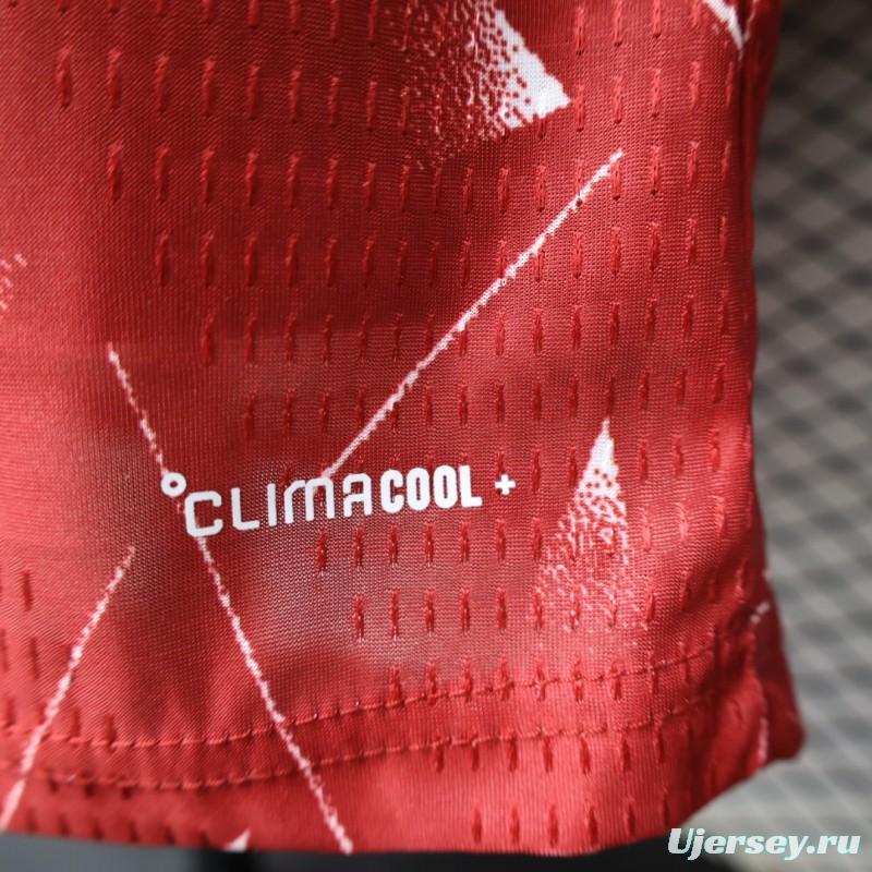 Player Version 26/27 Liverpool Red Lightning Fragment Long Sleeve Home Jersey