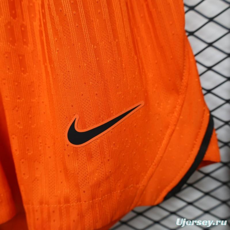 Player Version 26/27 Netherlands Orange Home Shorts